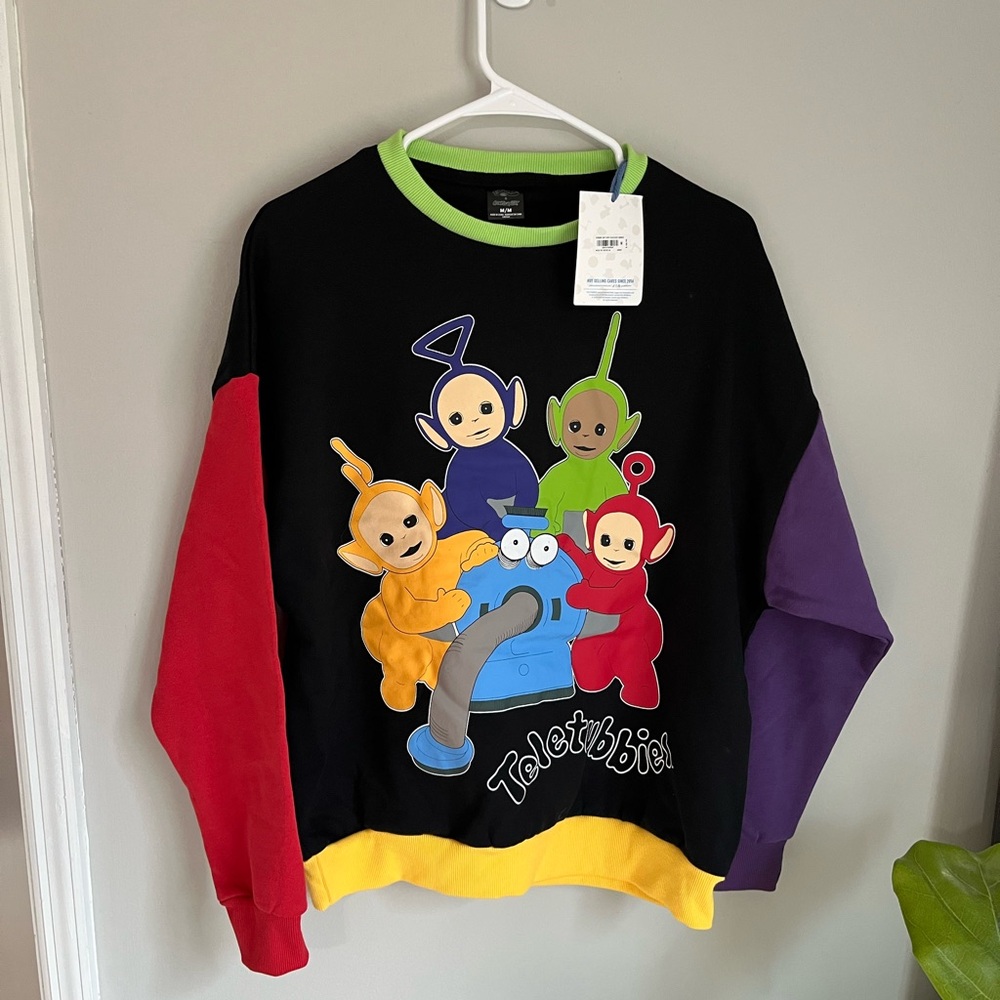 Cakeworthy Teletubbies Sweatshirt size medium NWT